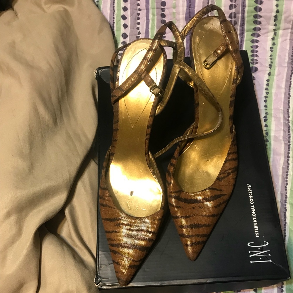 Guess ankle strap heels